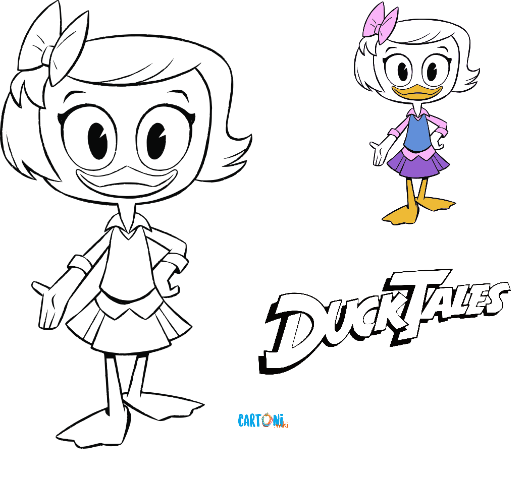 Colora Gaia di Ducktales