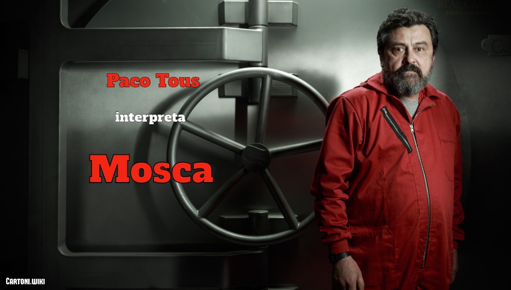 Paco Tous è Mosca - Personaggi - La casa De Papel - La casa di carta - Serie tv Netflix 