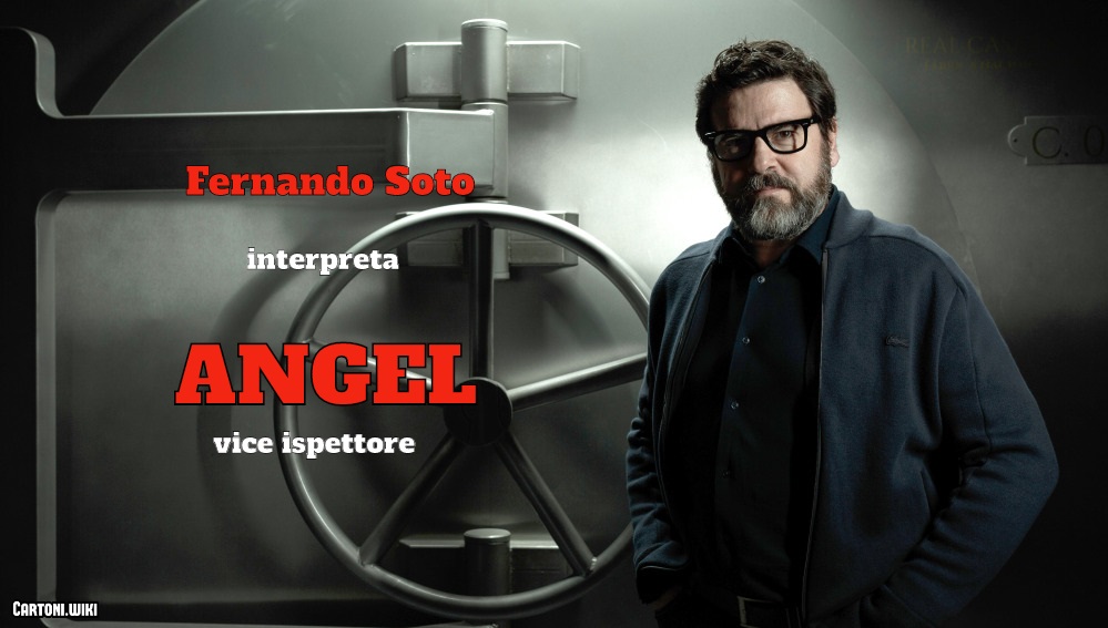 Fernando Soto interpreta ngel - Polizia - Personaggi - La casa De Papel - La casa di carta - Serie tv Netflix 