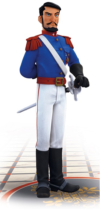 Le avventure di zorro cartone animato - personaggi Monasterio