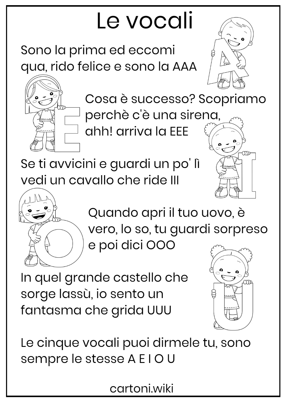 schede didattiche primaria italiano classe prima