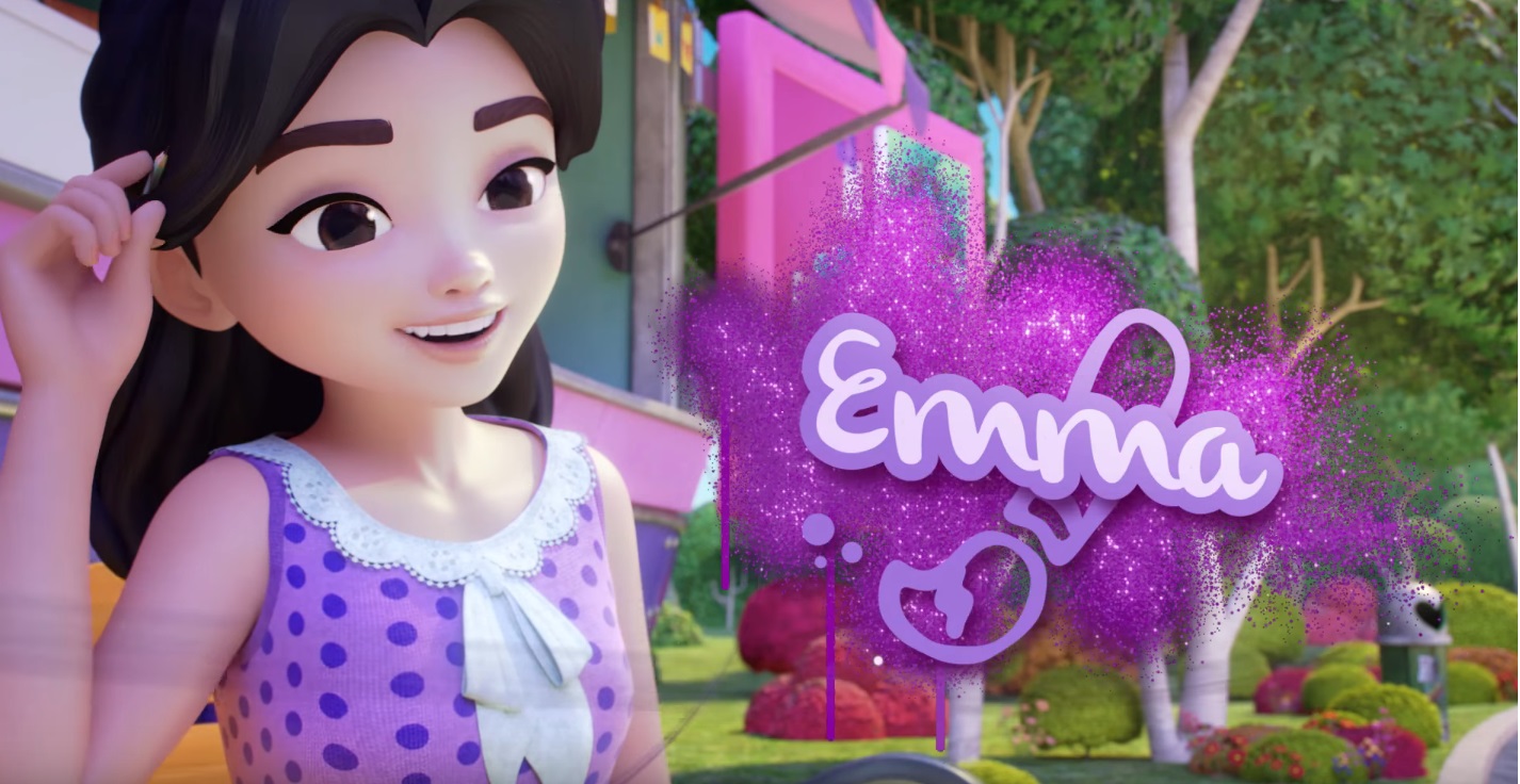Lego Friends cartoni animati personaggi Emma Minifigure