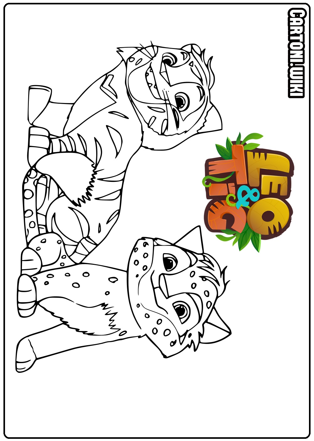 Leo & Tig disegni da colorare