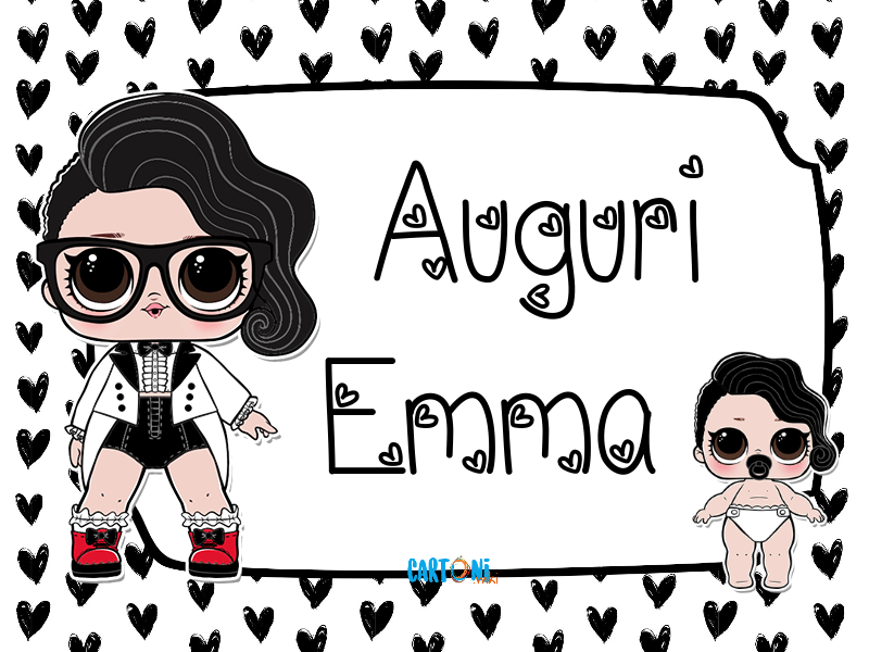 Lol surprise Black Tie Auguri Emma