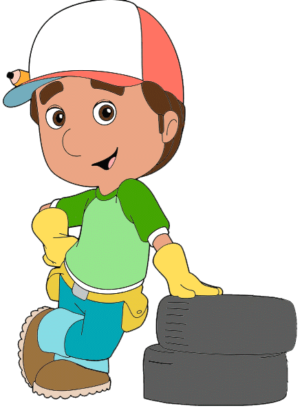 Manny tuttofare protagonista persoanggio handy Manny cartone animato