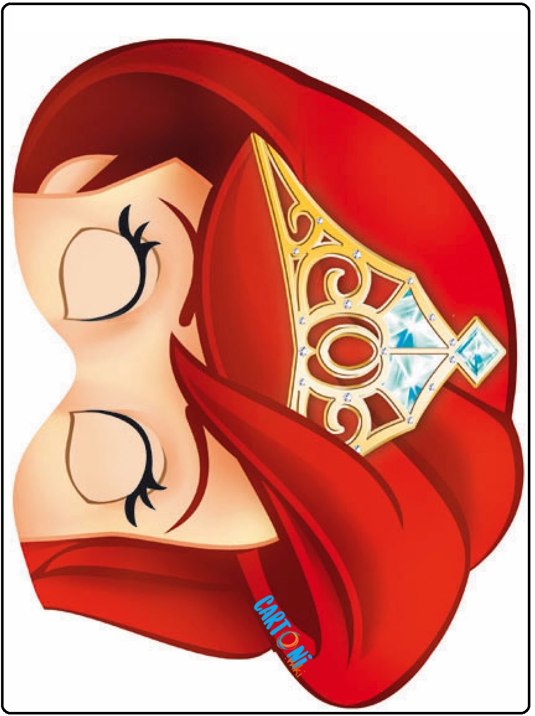 Maschera Ariel Principesse Disney