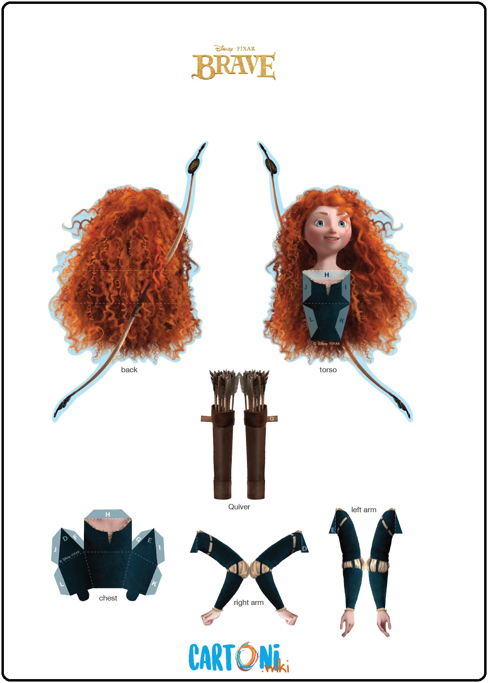 Merida bambola 3d da stampare