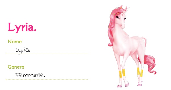 Mia and me cartoni animati unicorni centiopia Lyria