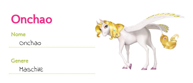 Mia and me cartoni animati unicorno Onchao creature centiopia cartone