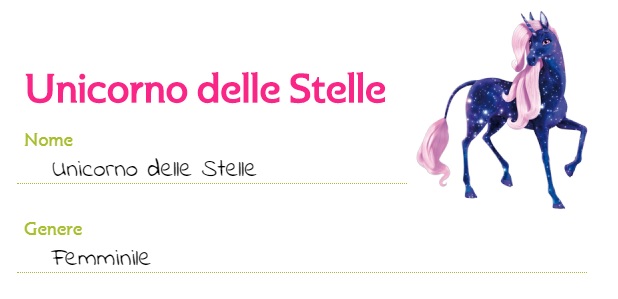 Mia and me unicorno delle Stelle unicorni creature centiopia