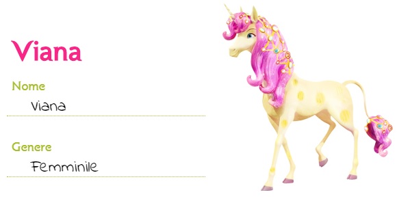 Mia and me unicorno Viana