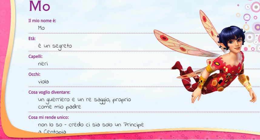 Mia and me personaggi principe Mo - personaggio Rainbow