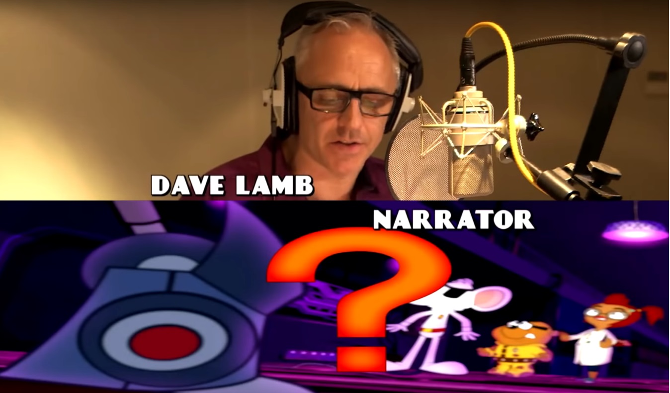 DAnger Mouse Cartoni animati personaggi Doppiatori originali K2 - Charcaters - Narrator - Dave Lamb