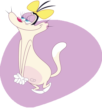 Olivia - Oggy e i maledetti scarafaggi - Oggy et les cafards - personaggi - cartoni animati - characters