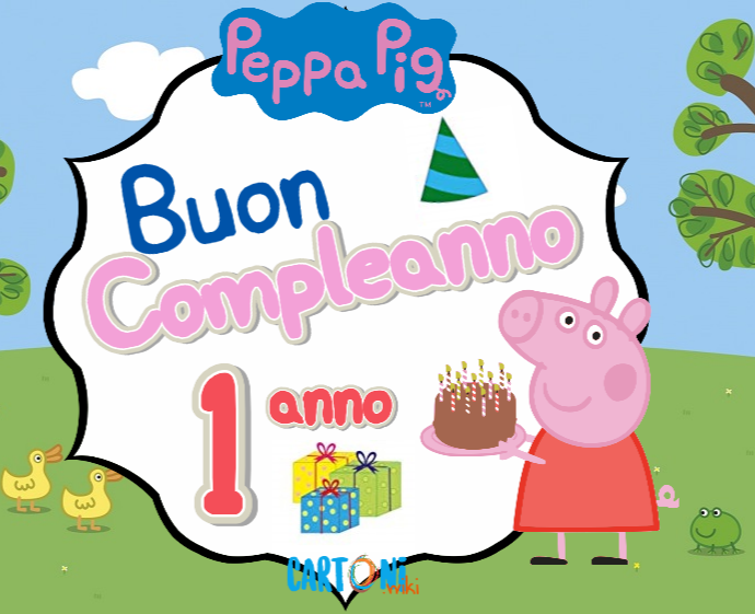 Peppa Pig compleanno 1 anno