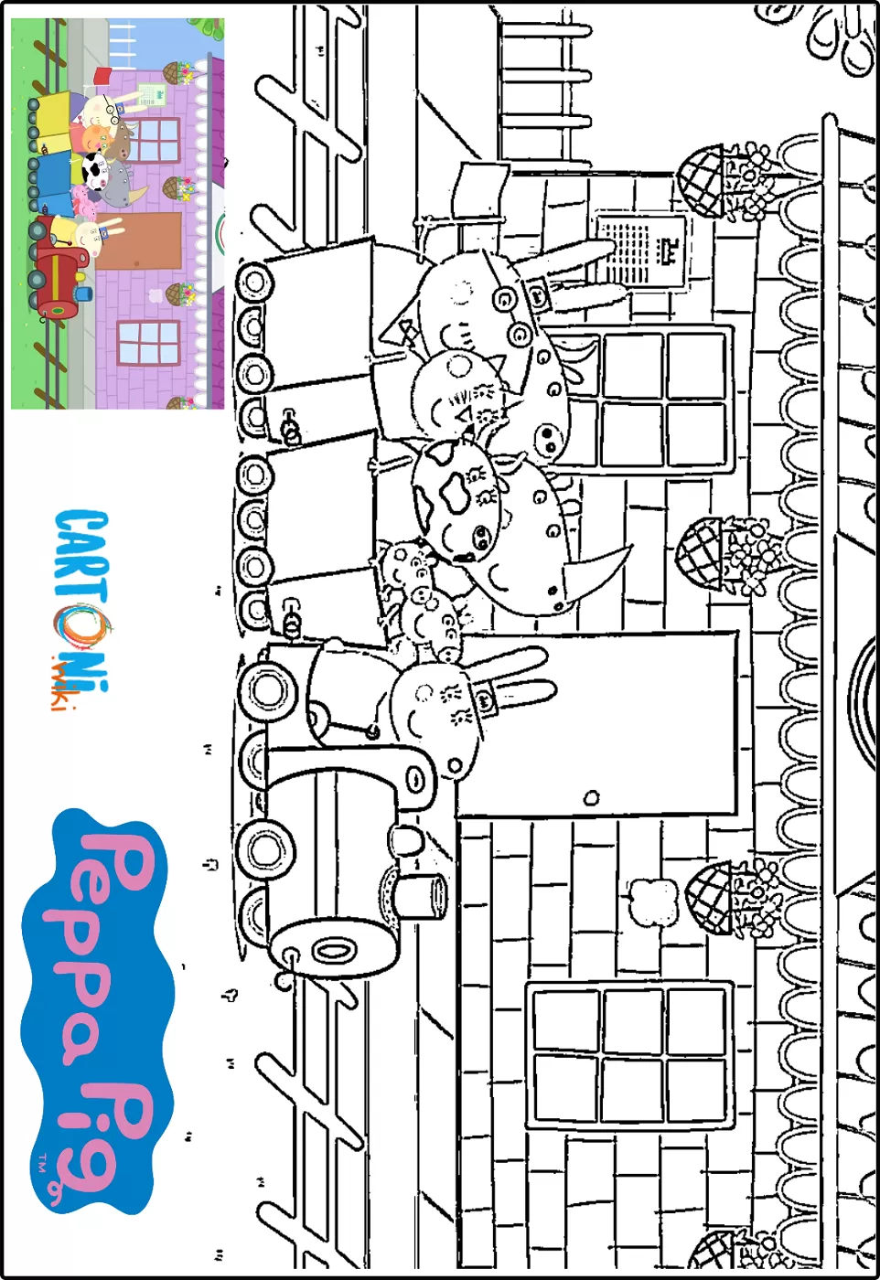 Disegno Peppa Pig da colorare