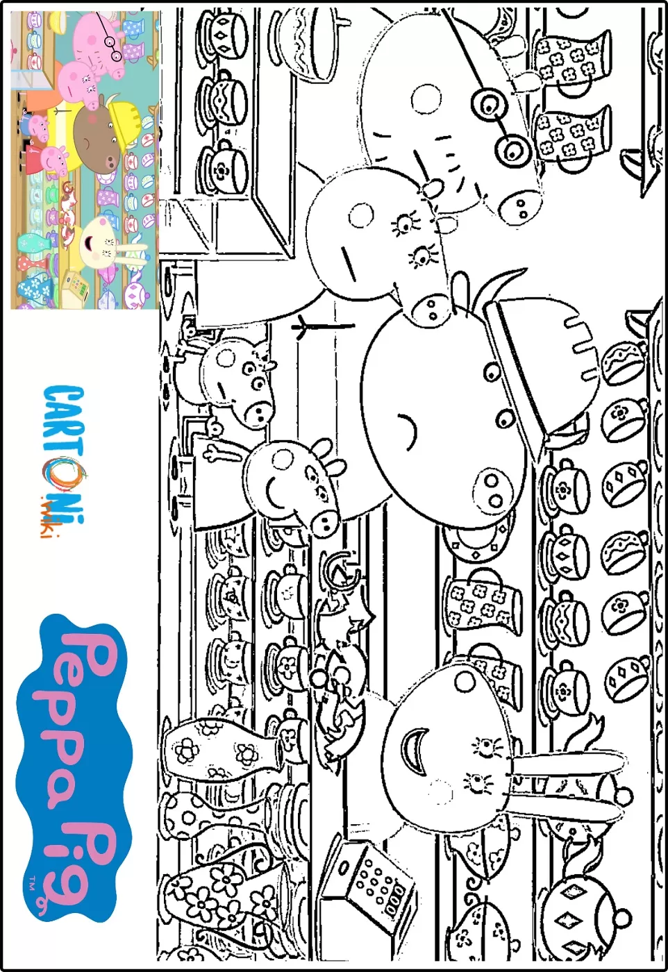 Disegni Peppa Pig per bambini