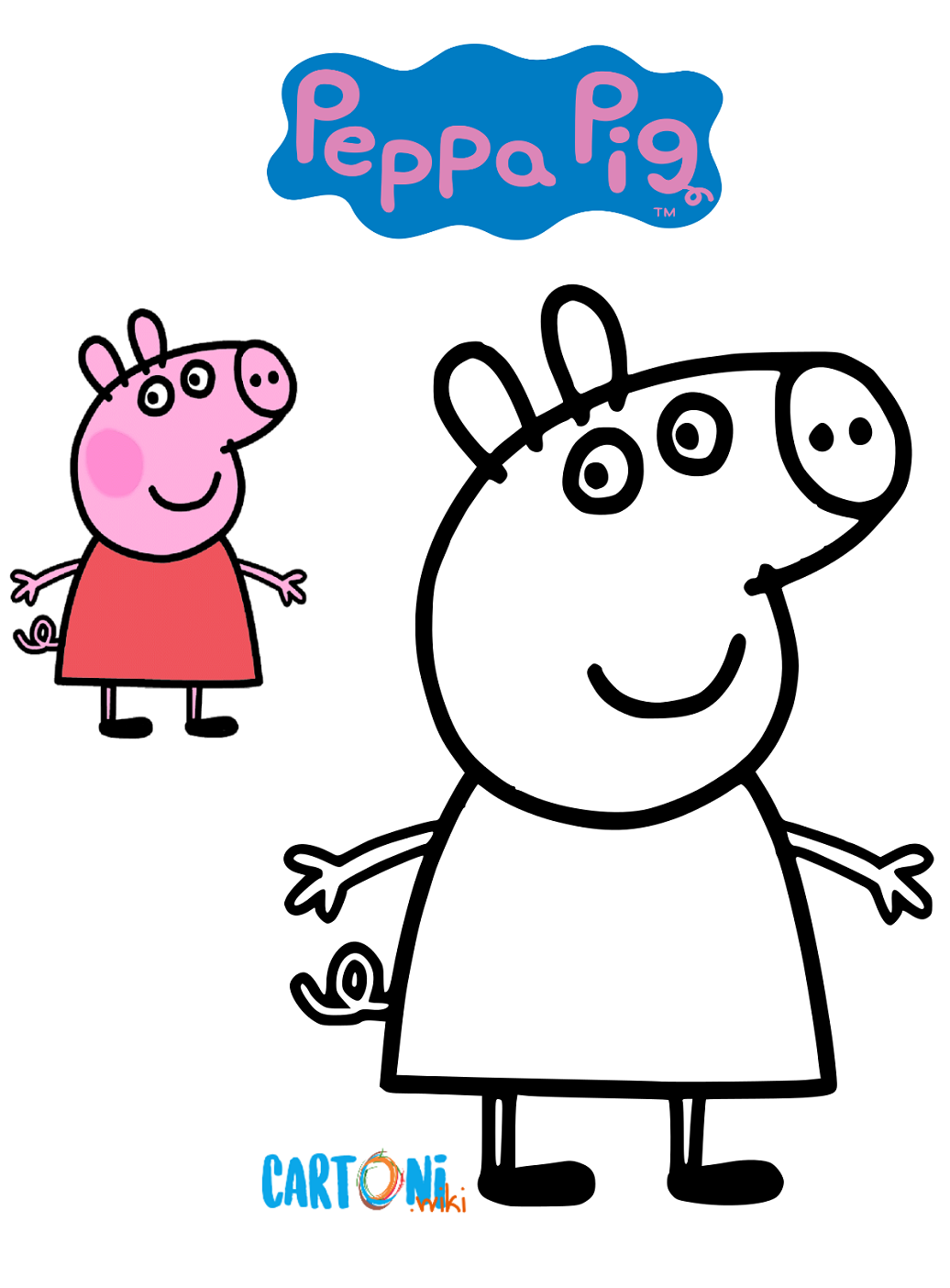 Peppa Pig disegni da colorare