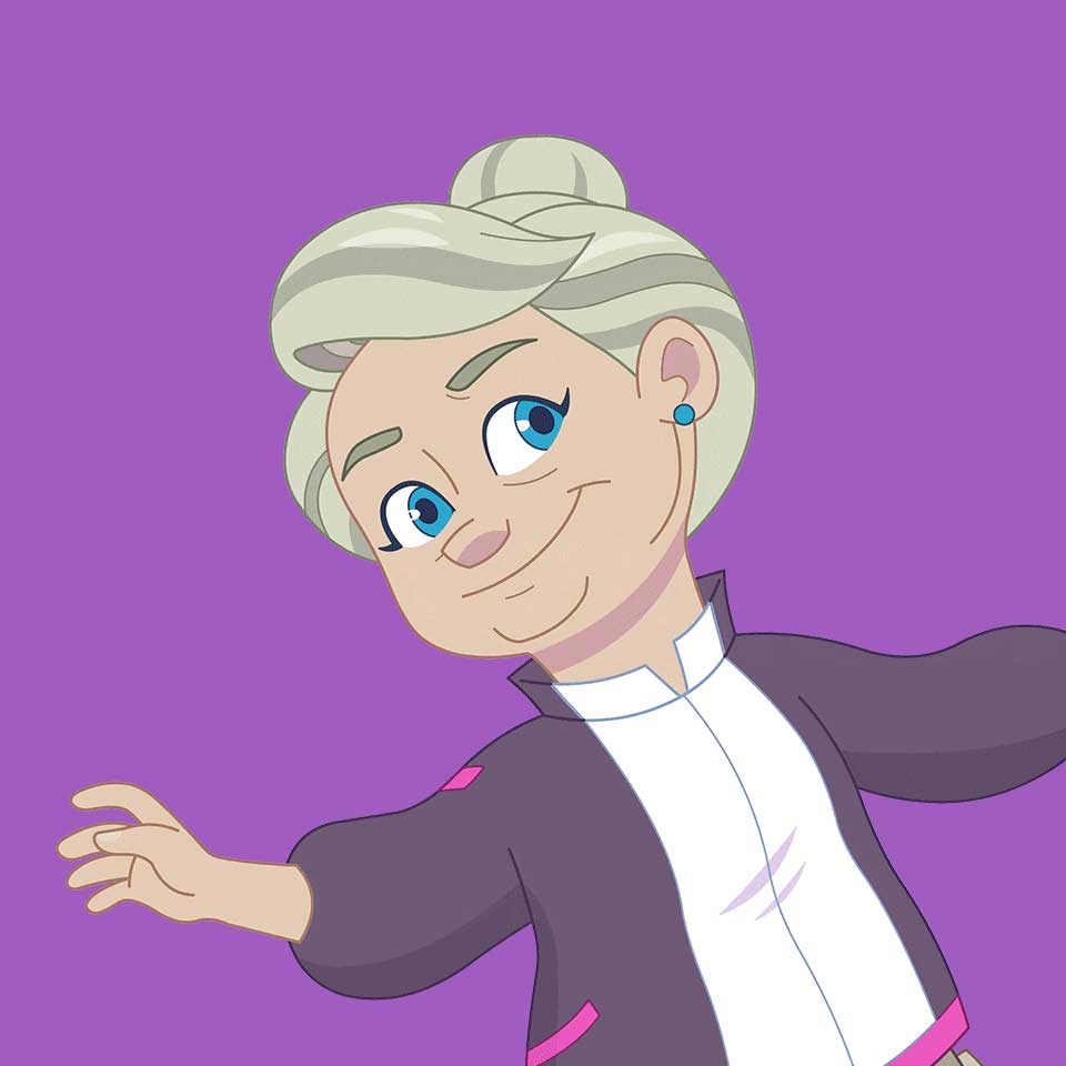 Polly Pocket cartone animato personaggi Nonna Pocket