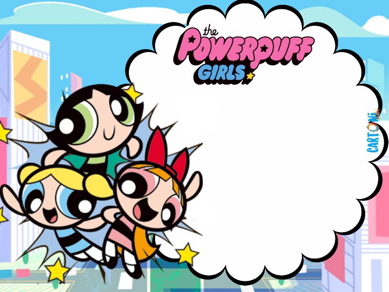 Invito compleanno Powerpuff girls