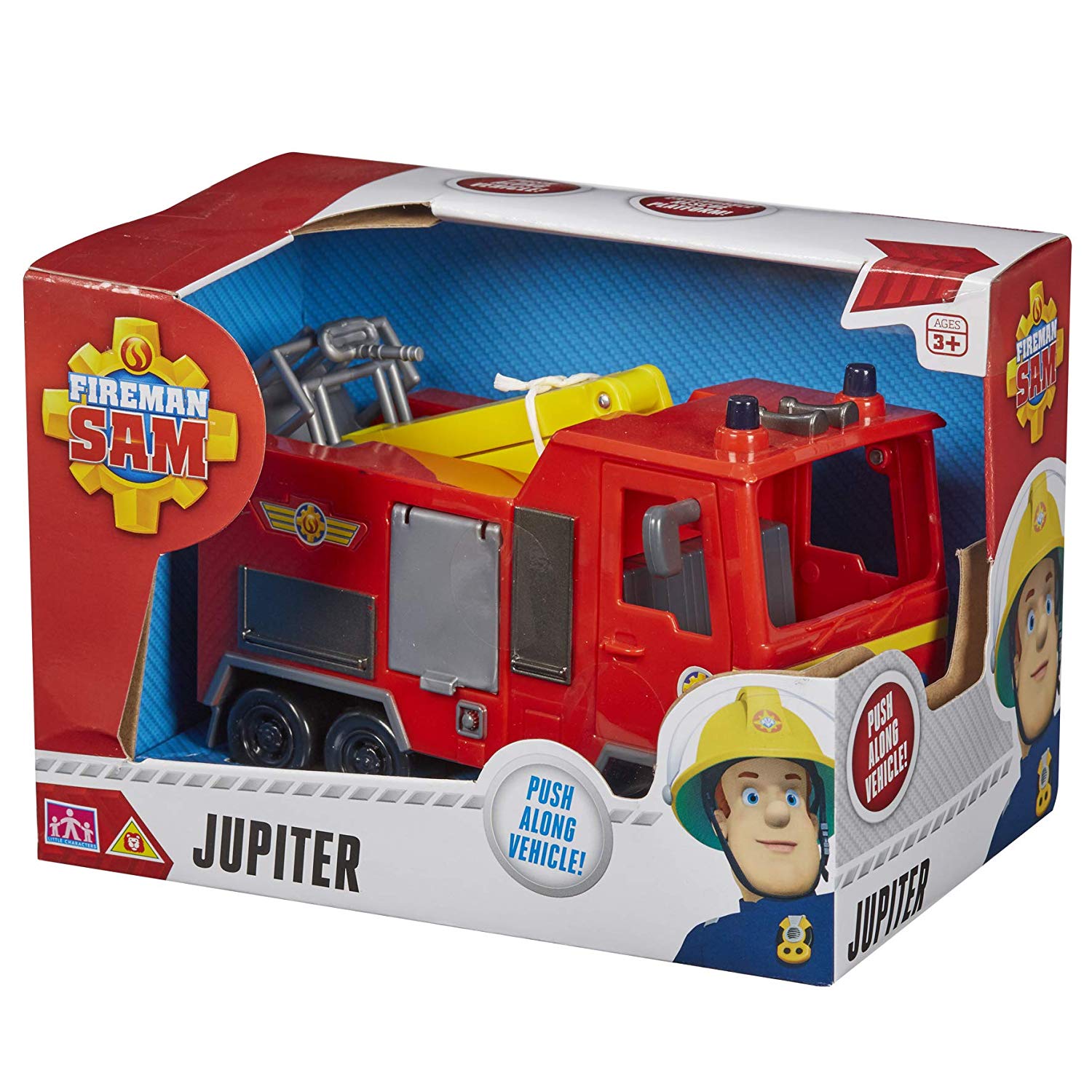 Sam il pompiere cartoni animati giocattoli Jupiter il camion dei pompiere idee regalo bambini natale compleanno