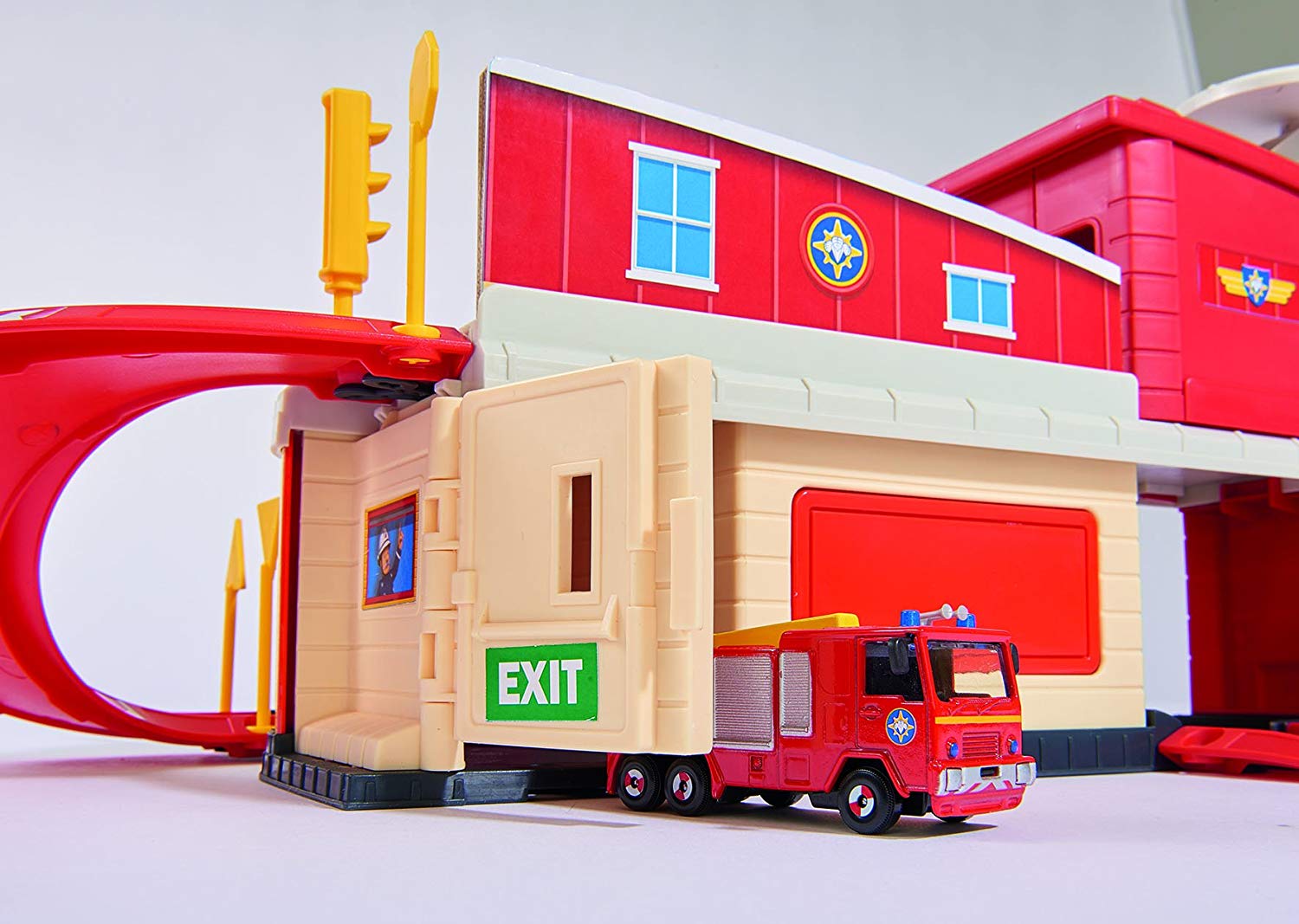 Sam il pompiere cartoni animati giocattoli stazione dei pompieri idee regalo bambini natale compleanno