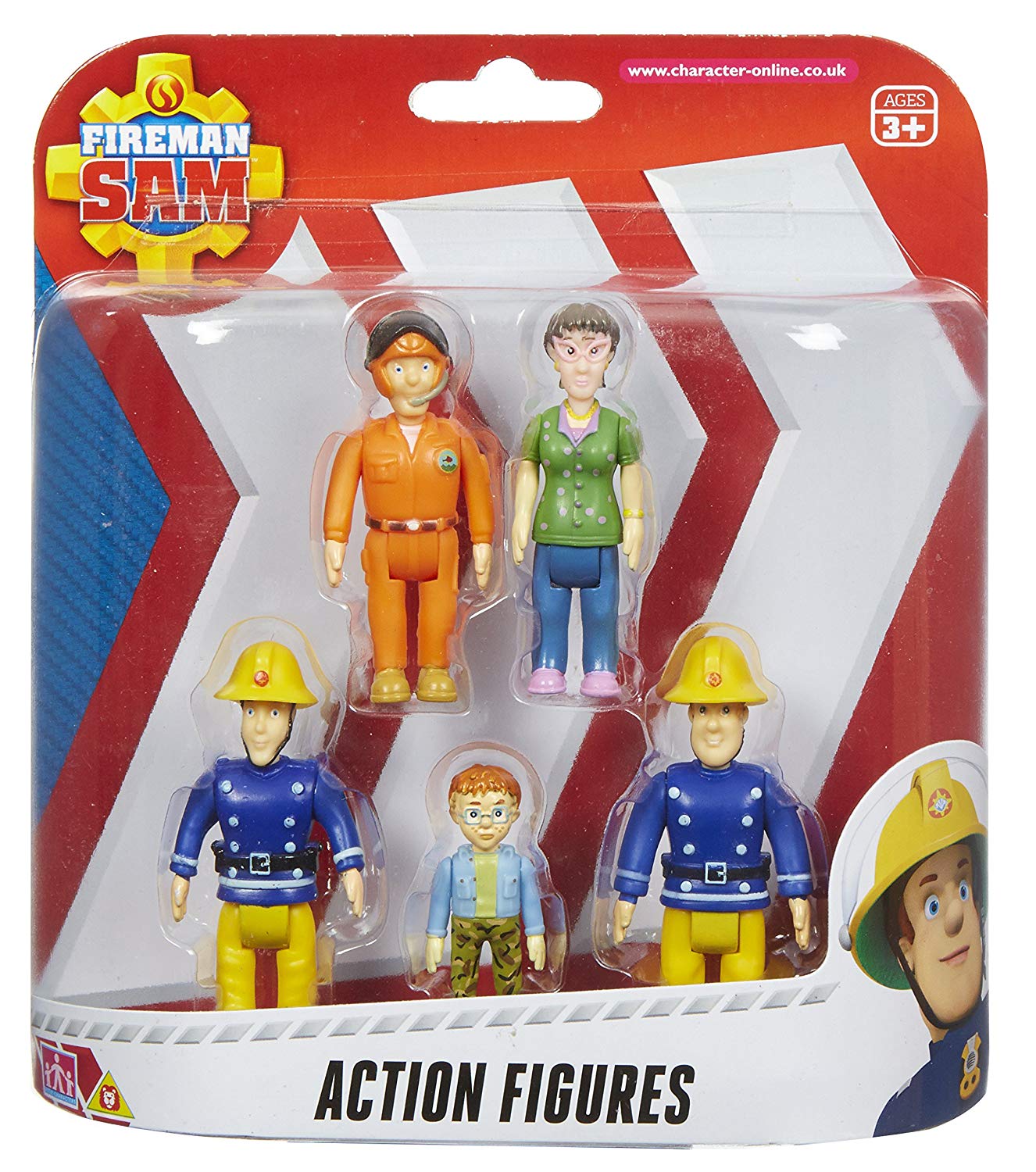 Sam il pompiere cartoni animati giocattoli action figure pupazzetti idee regalo bambini natale compleanno