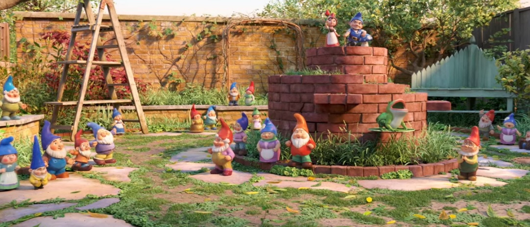 Film danimazione 2018 Sherlock Gnomes gnomi giardino 