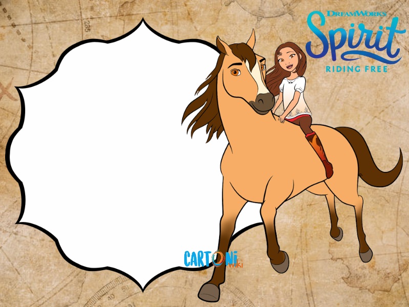 Spirit Riding Free Invito Whatsapp