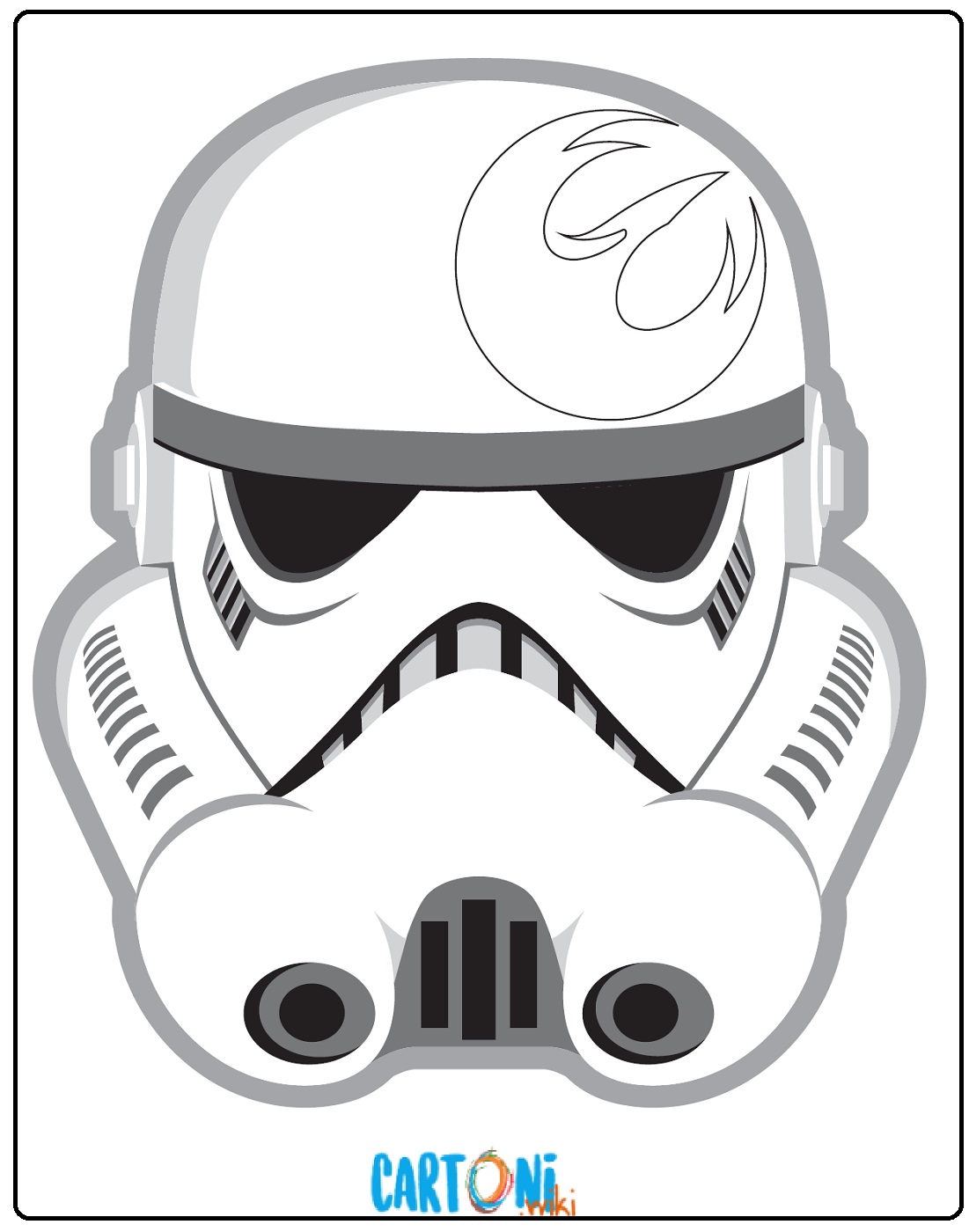 Star Wars maschera da stampare