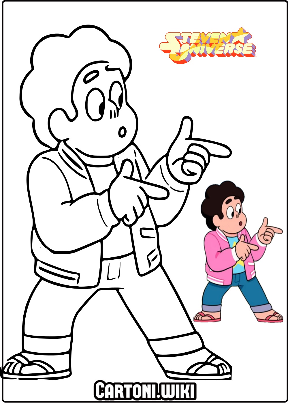 Steven Universe coloring pages