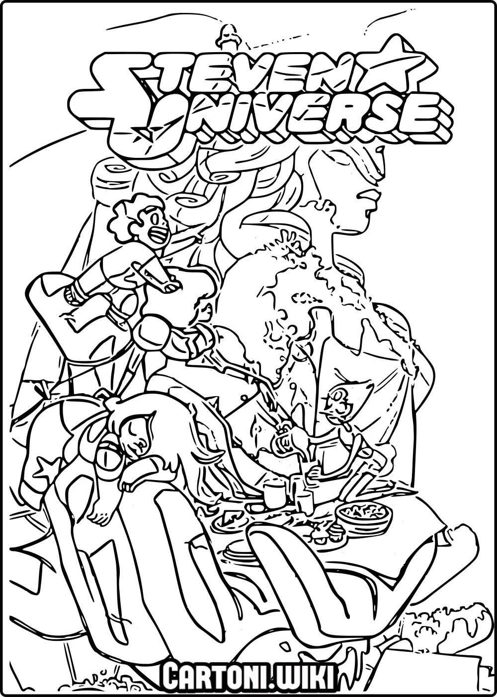 Stampa e colora Steven Universe