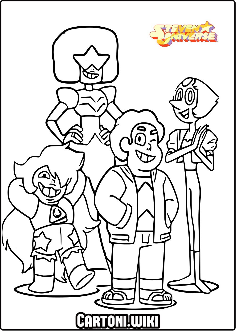 Disegni da colorare Steven Universe