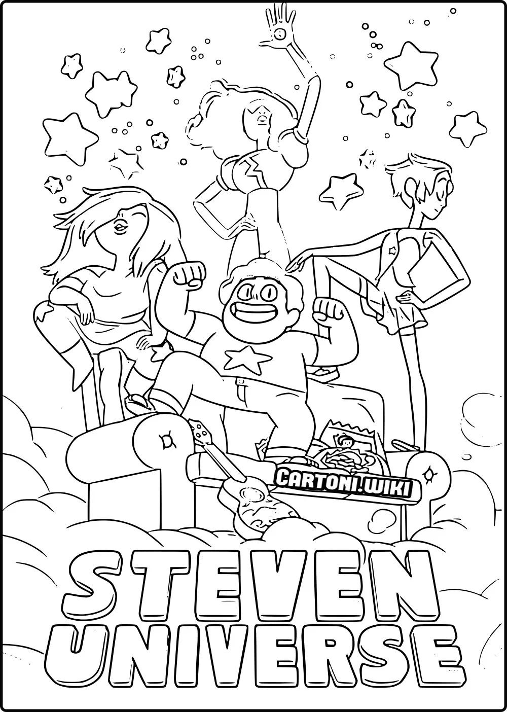 Steven Universe disegni da stampare