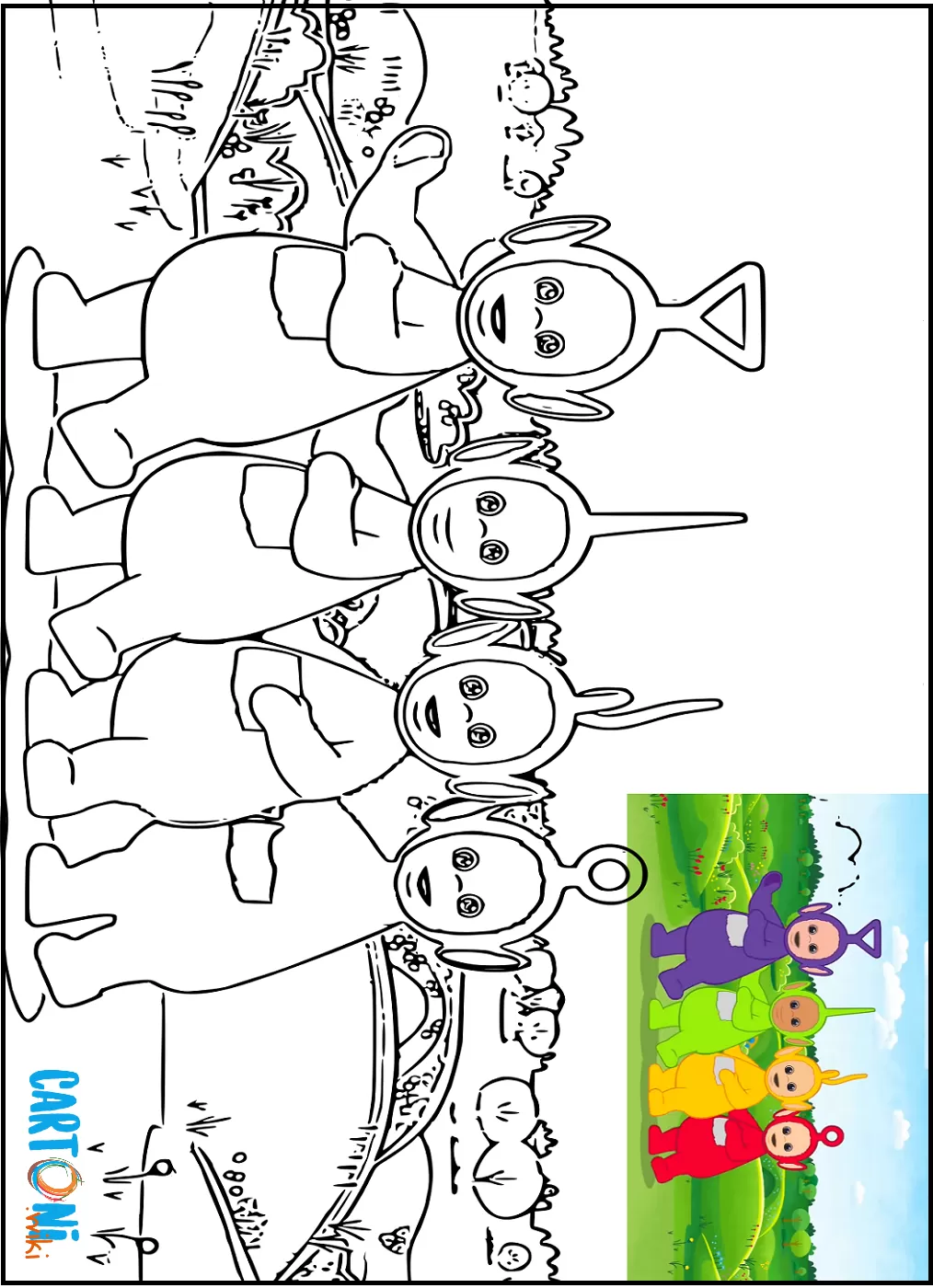Teletubbies disegno per bambini