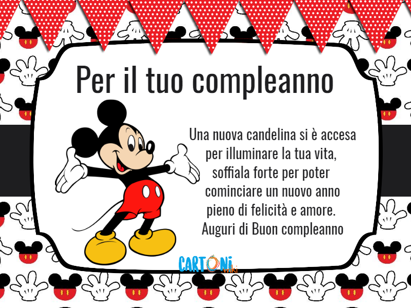 Topolino per il tuo compleanno