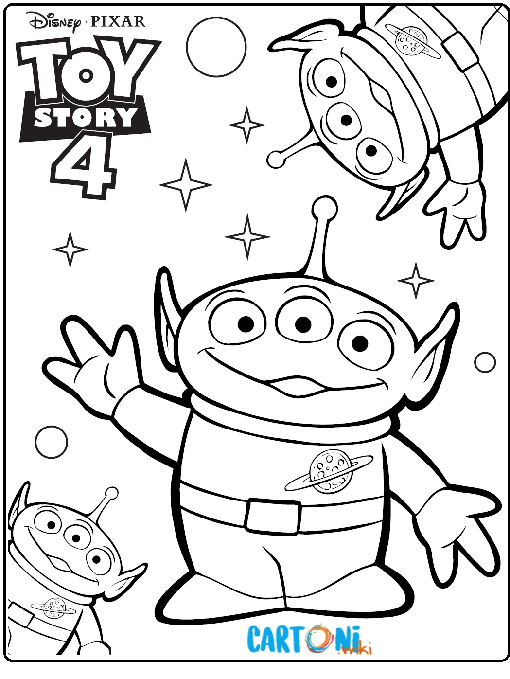 Toy Story 4 coloring pages