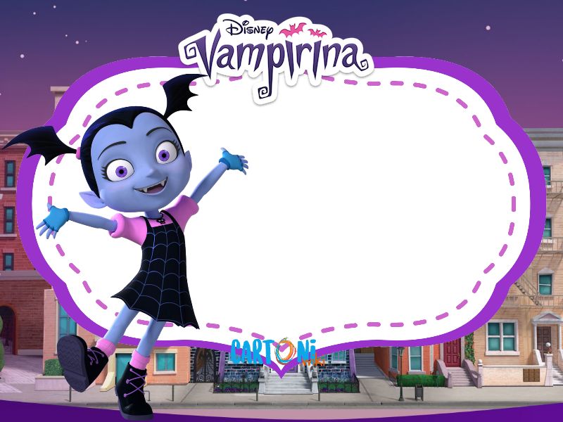 Vampirina Invito Festa Compleanno Cartoni Animati