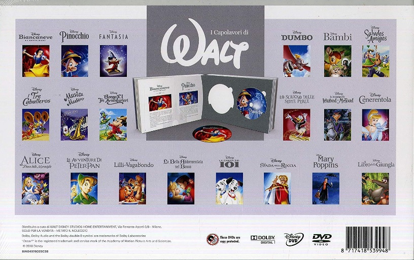 I Capolavori Di Walt 18 Collezione Dvd Disney Classic