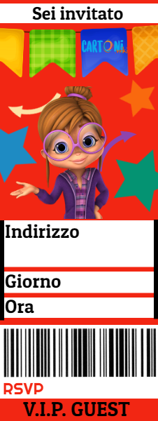 Jeanette inviti feste di compleanno Alvin e i Chipmunks