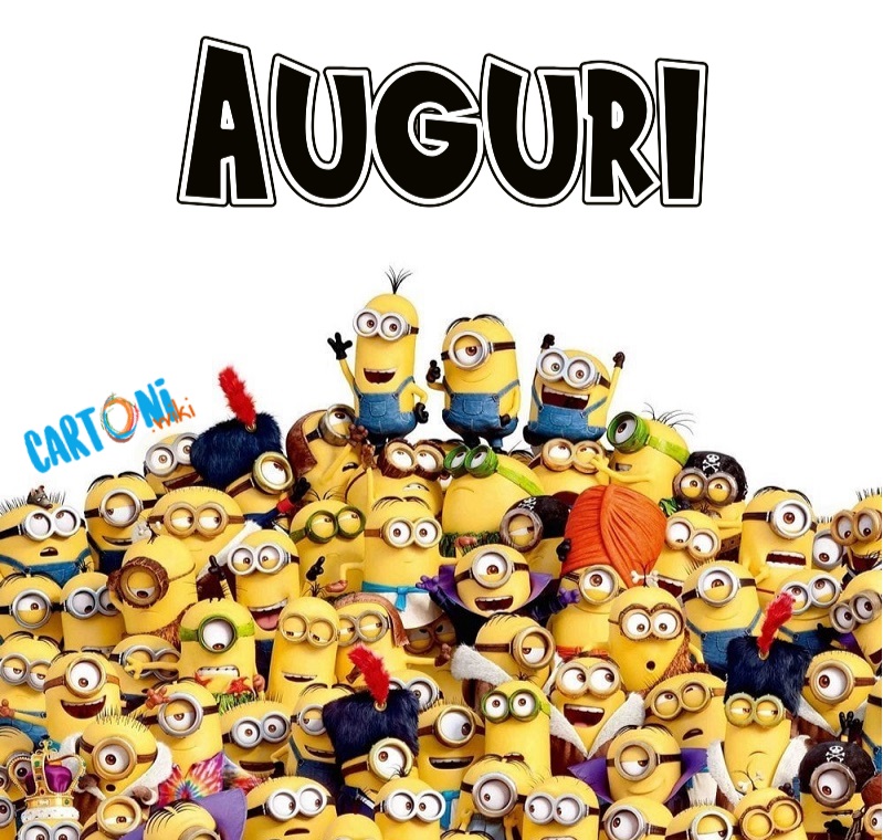 Auguri da tutti i Minions