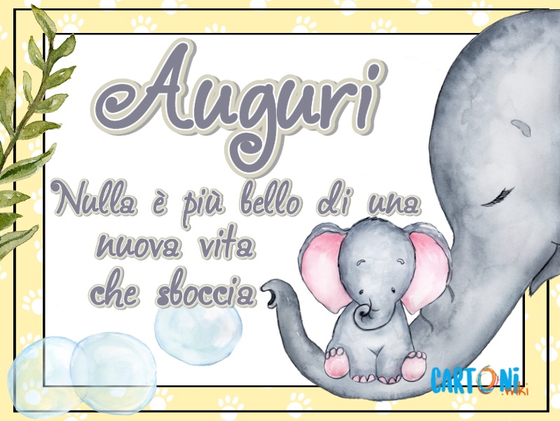 Auguri nascita bimbo