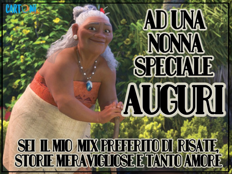 Auguri ad una nonna speciale