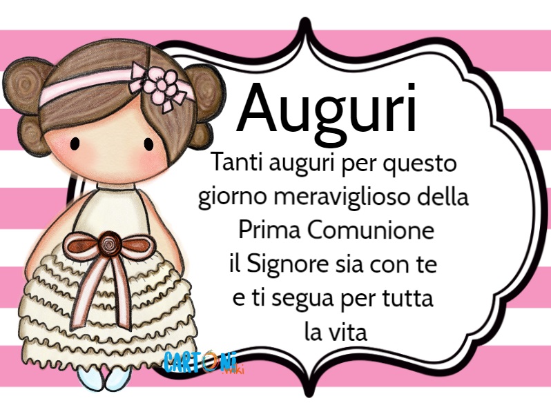 Auguri Prima Comunione