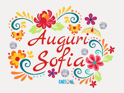 Sofia i miei auguri sinceri