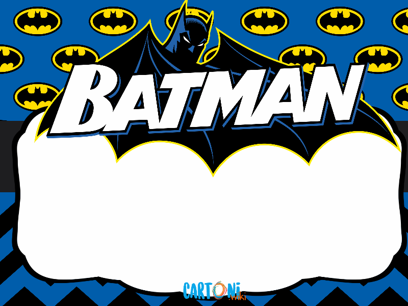 Batman Template - Cartoni animati
