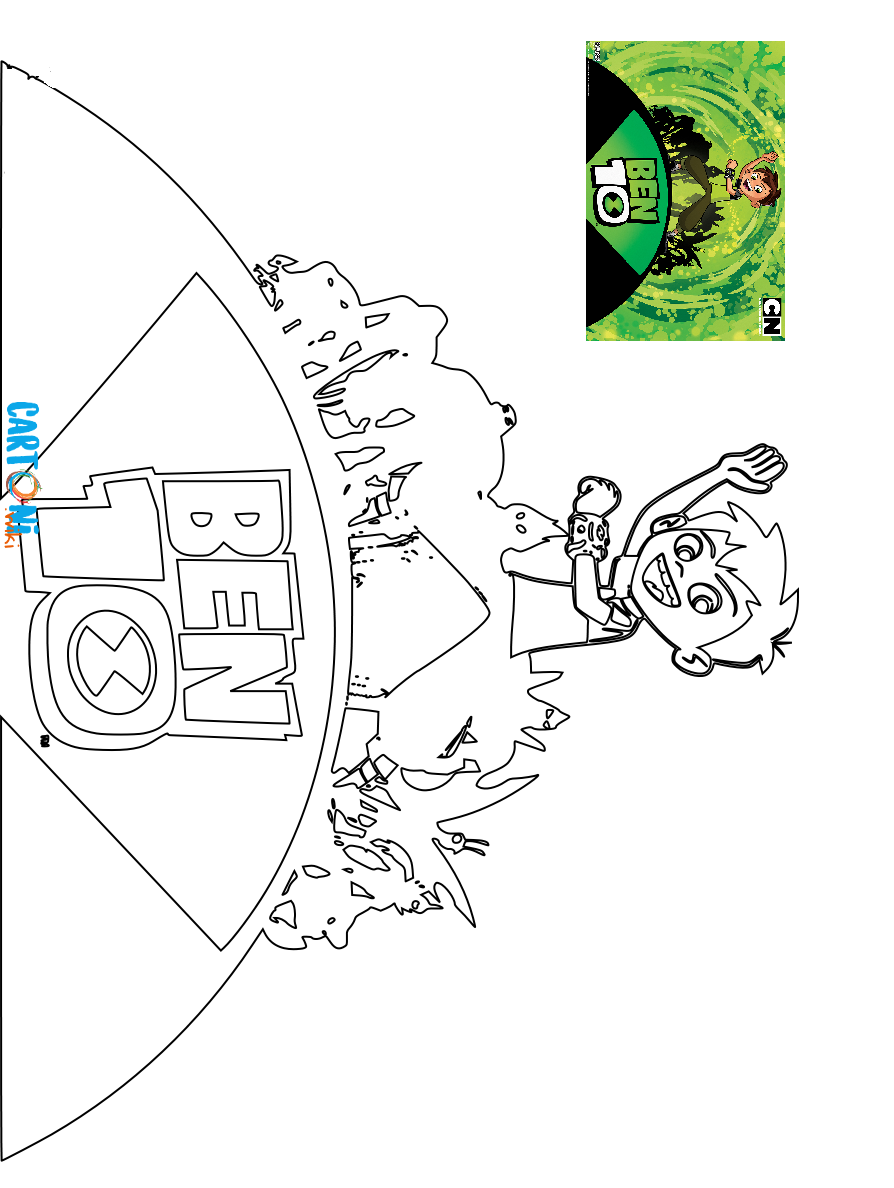 Ben 10 disegno da colorare