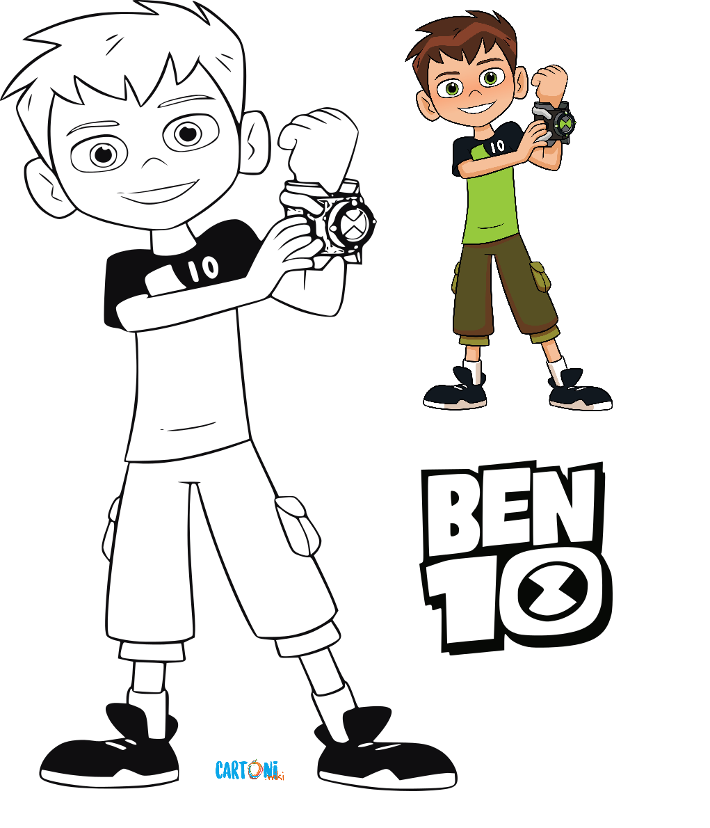 Ben 10 disegni da colorare