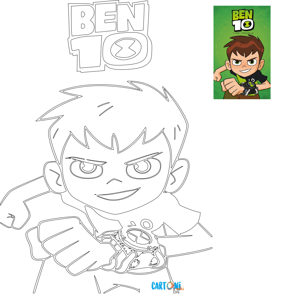 Stampa e colora Ben 10 reboot