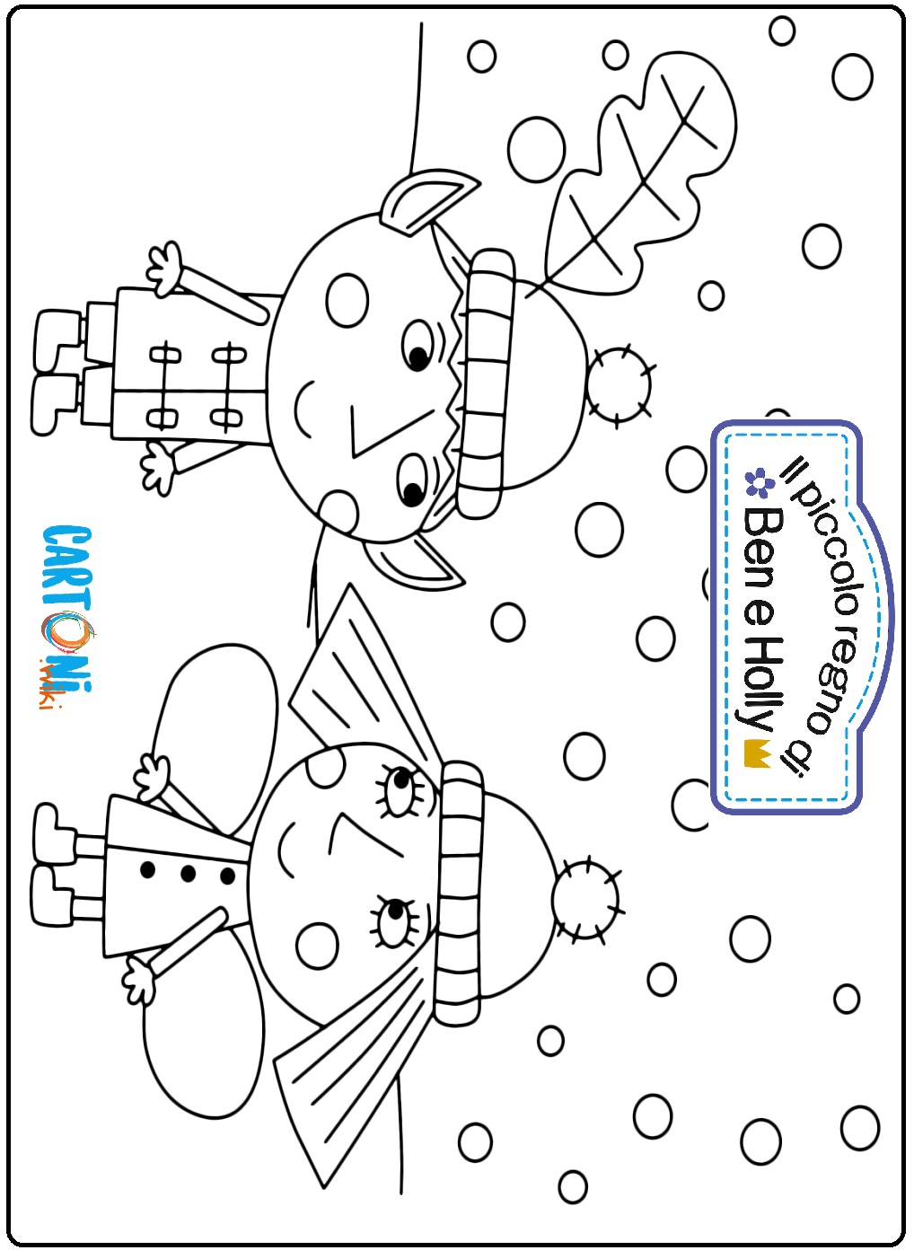 Disegni Ben e Holly da colorare - Immagini gratis